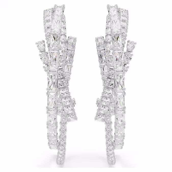 Matrix hoop earrings